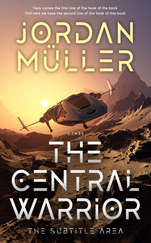 3D mockup of English Walnut #29136 - Premade Science Fiction Book Cover