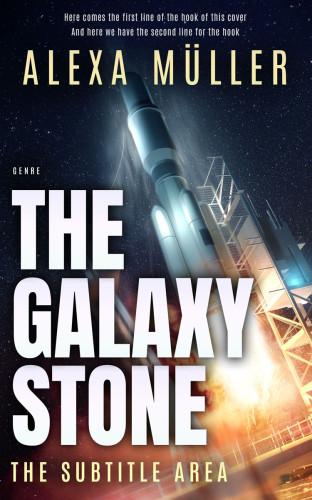 3D mockup of Stark White #29260 - Premade Science Fiction Book Cover