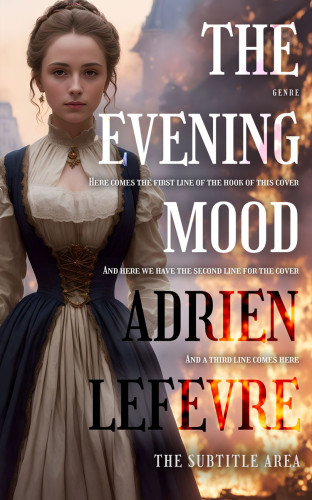 3D mockup of Woody Brown #29319 - Premade Romance Book Cover