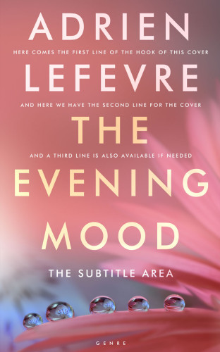 3D mockup of Turkish Rose #29346 - Premade Abstract Book Cover