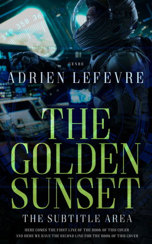 3D mockup of Swamp Green #29394 - Premade Science Fiction Book Cover