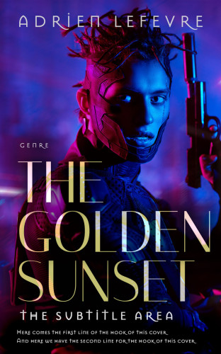 3D mockup of Aubergine #29452 - Premade Science Fiction Book Cover