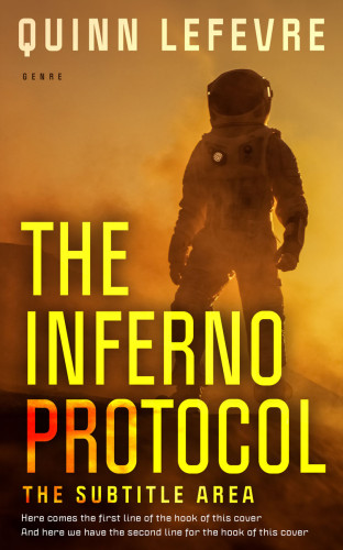 3D mockup of Desert #29551 - Premade Science Fiction Book Cover