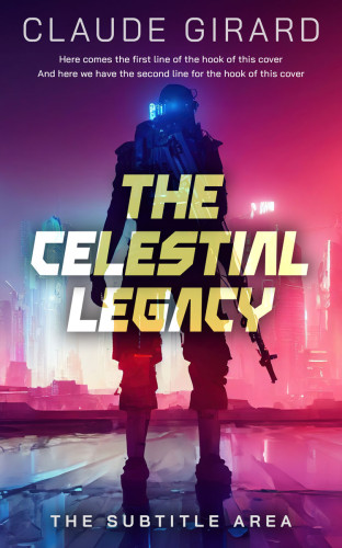 3D mockup of Grape #29642 - Premade Science Fiction Book Cover