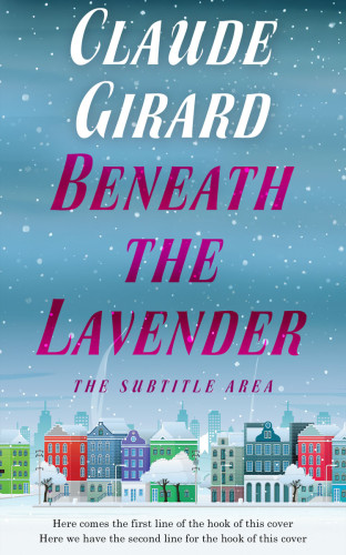 3D mockup of Hippie Blue #29805 - Premade Literary Fiction Book Cover