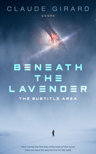 3D mockup of Bermuda Gray #29958 - Premade Science Fiction Book Cover