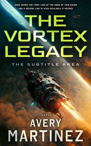 3D mockup of Laser #30314 - Premade Science Fiction Book Cover