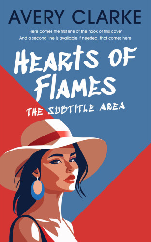 3D mockup of Chestnut Rose #30400 - Premade Abstract Book Cover