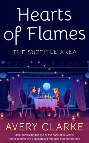 3D mockup of Violet #30409 - Premade Romance Book Cover