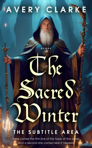 3D mockup of Shark #30459 - Premade Fantasy Book Cover