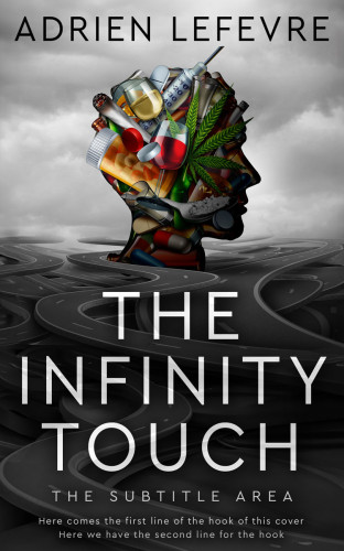 3D mockup of Tuatara #30725 - Premade Abstract Book Cover