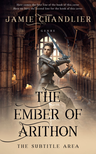 3D mockup of Pavlova #31202 - Premade Fantasy Book Cover