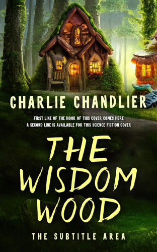 3D mockup of Deco #31673 - Premade Fantasy Book Cover