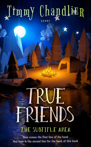 3D mockup of Gondola #31700 - Premade Nature Book Cover