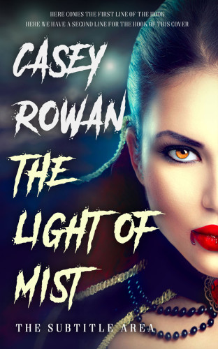 3D mockup of Grain Brown #31944 - Premade Horror Book Cover