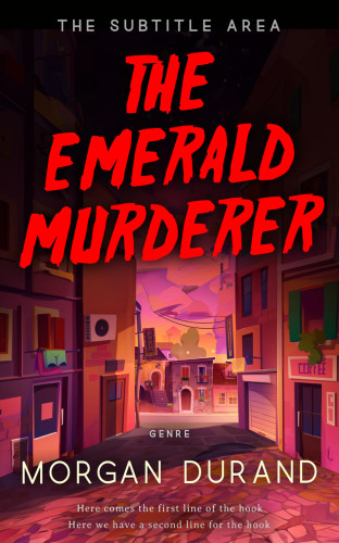 3D mockup of Cinnabar #32073 - Premade Mystery & Thriller & Suspense Book Cover