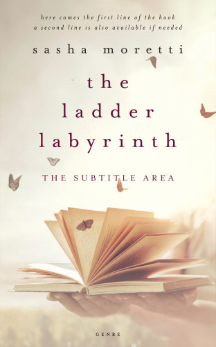 3D mockup of White Rock #32278 - Premade Poetry Book Cover