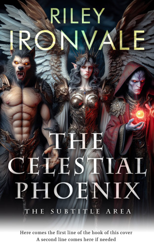 3D mockup of Thunder #32503 - Premade Fantasy Book Cover