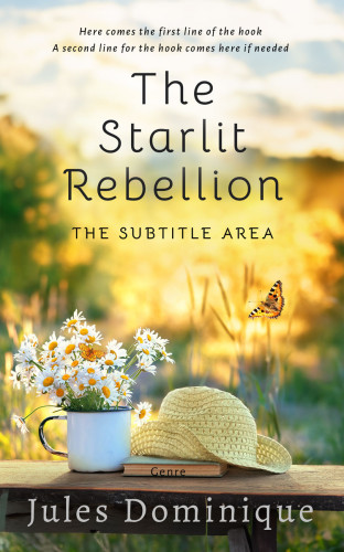 3D mockup of Stark White #32597 - Premade Poetry Book Cover