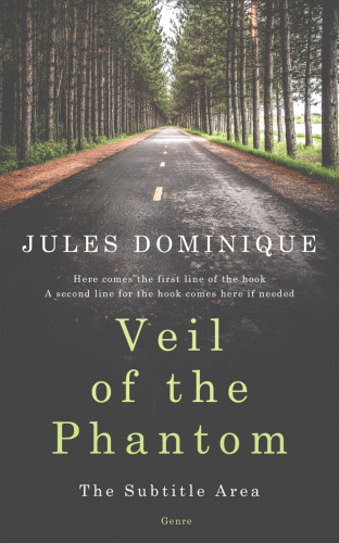 3D mockup of Fuscous Gray #32614 - Premade Travel Book Cover