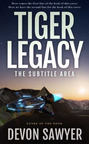 3D mockup of Sisal #32682 - Premade Science Fiction Book Cover