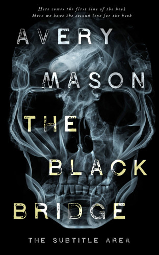 3D mockup of Black #32748 - Premade Horror Book Cover