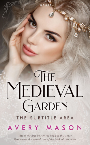 3D mockup of Swirl #32778 - Premade Fantasy Book Cover