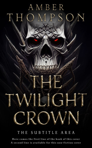 3D mockup of Cod Gray #32935 - Premade Fantasy Book Cover