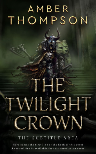 3D mockup of Rangoon Green #32941 - Premade Fantasy Book Cover