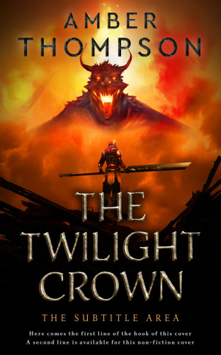 3D mockup of Ochre #32942 - Premade Fantasy Book Cover