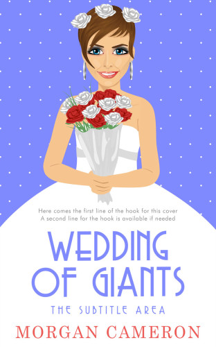 3D mockup of Cornflower Blue #33047 - Premade Romance Book Cover