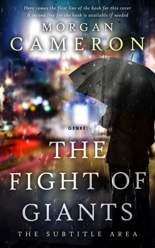 3D mockup of Clam Shell #33064 - Premade Literary Fiction Book Cover