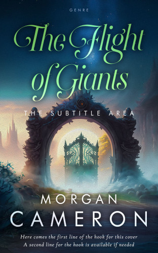 3D mockup of Te Papa Green #33083 - Premade Fantasy Book Cover