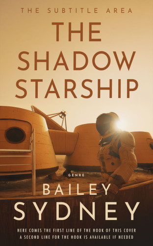 3D mockup of Metallic Bronze #33310 - Premade Science Fiction Book Cover