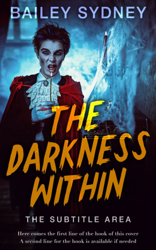 3D mockup of Laser #33387 - Premade Horror Book Cover