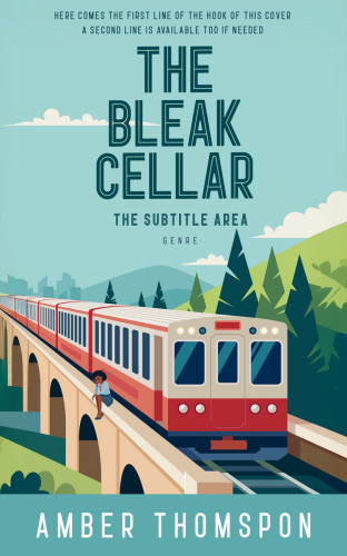 3D mockup of Shadow Green #335838 - Premade Travel Book Cover