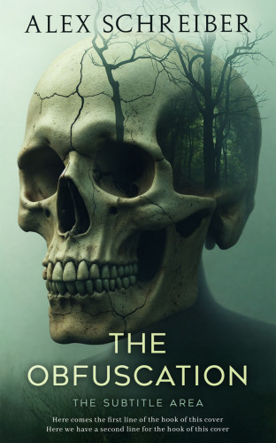 3D mockup of Pixie Green #335944 - Premade Horror Book Cover