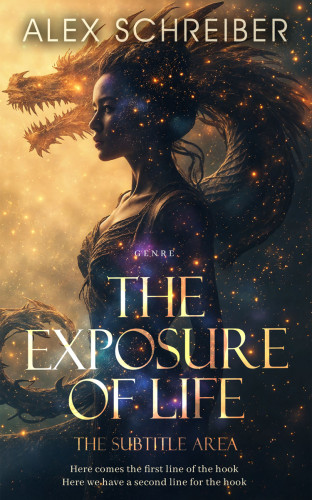 3D mockup of Harvest Gold #33631 - Premade Fantasy Book Cover