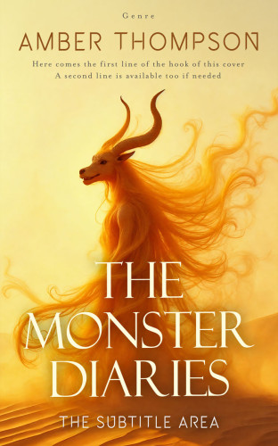 3D mockup of Buff #33647 - Premade Fantasy Book Cover