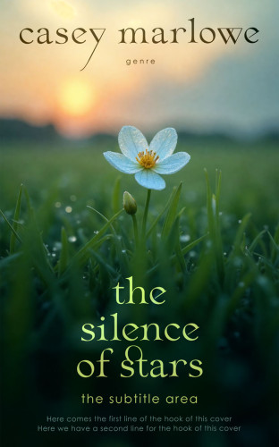 3D mockup of Sapling #33723 - Premade Poetry Book Cover