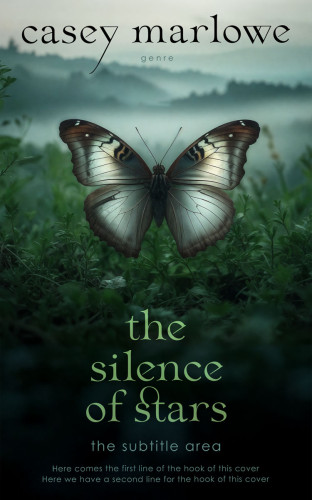 3D mockup of Racing Green #33728 - Premade Poetry Book Cover