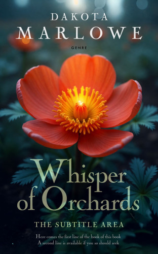 3D mockup of Crail #33733 - Premade Poetry Book Cover