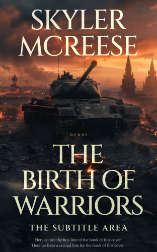 3D mockup of Shark #33926 - Premade Historical Book Cover