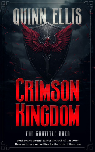 3D mockup of Flush Mahogany #34133 - Premade Fantasy Book Cover