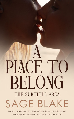 3D mockup of Double Spanish White #34145 - Premade Romance Book Cover