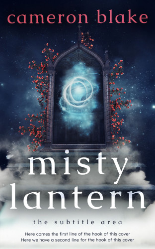 3D mockup of Ebony Clay #34418 - Premade Fantasy Book Cover