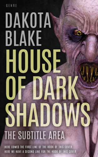 3D mockup of Thunder #34477 - Premade Horror Book Cover