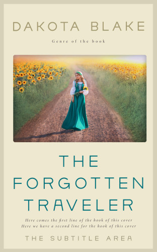 3D mockup of Stark White #34595 - Premade Travel Book Cover