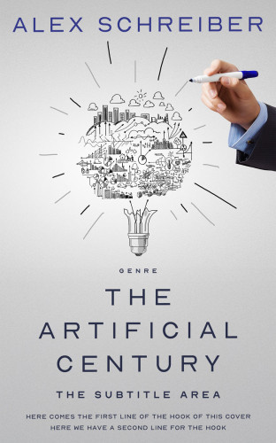 3D mockup of Quill Gray #34629 - Premade Business Book Cover