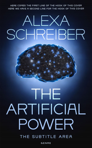 3D mockup of Ebony #34692 - Premade Abstract Book Cover